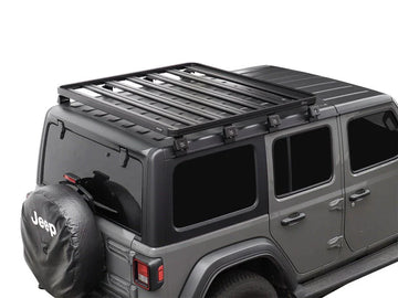 Jeep Wrangler 4xe (2021-Current) Slimline II 1/2 Roof Rack Kit / Tall - by Front Runner